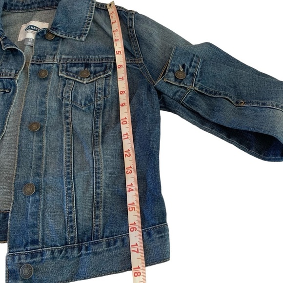 Women’s cropped denim jean jacket Old Navy XS blue - Picture 11 of 15